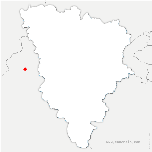 carte de localisation de Saint-Cyr-en-Arthies