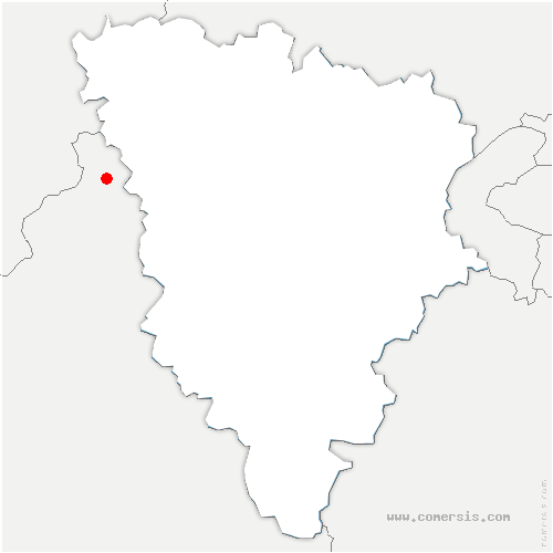 carte de localisation de Saint-Gervais