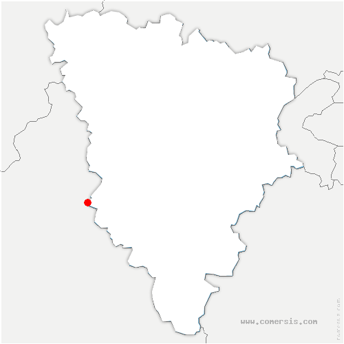 carte de localisation du Tartre-Gaudran