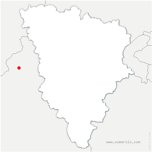 carte de localisation de Vienne-en-Arthies