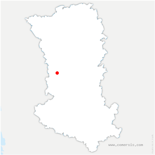 carte de localisation d'Avanton