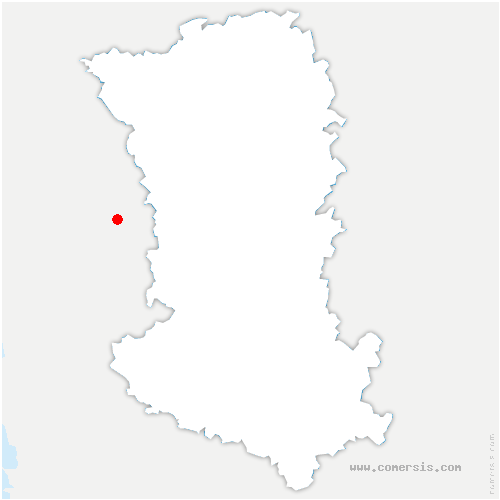 carte de localisation d'Ayron