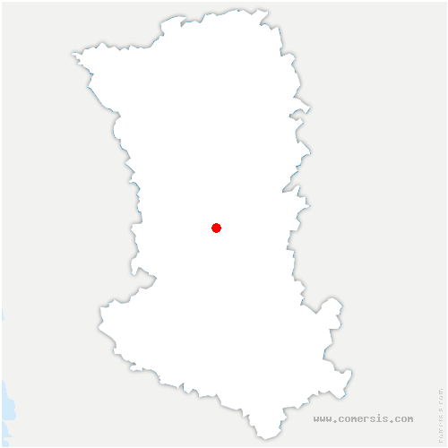 carte de localisation de Bignoux