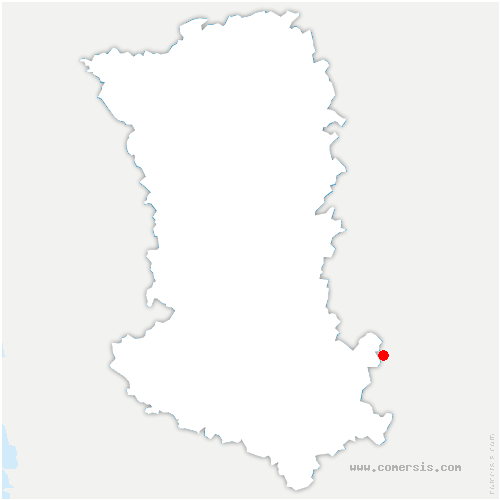 carte de localisation de Bourg-Archambault