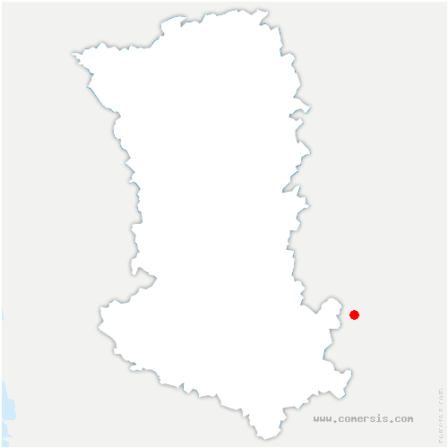 carte de localisation de Brigueil-le-Chantre