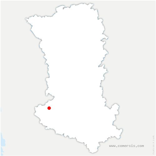 carte de localisation de Celle-Lévescault