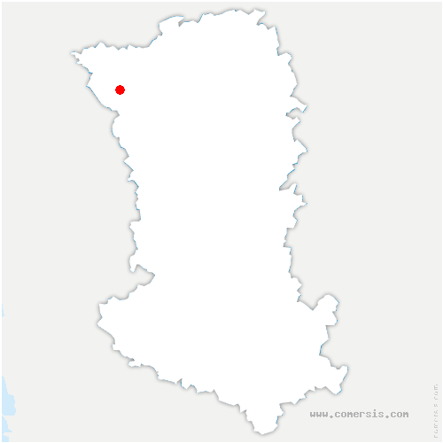 carte de localisation de Chalais