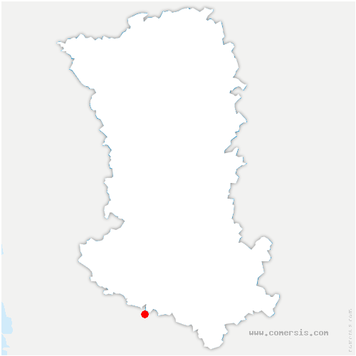 carte de localisation de Charroux