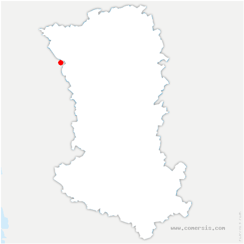 carte de localisation de la Chaussée