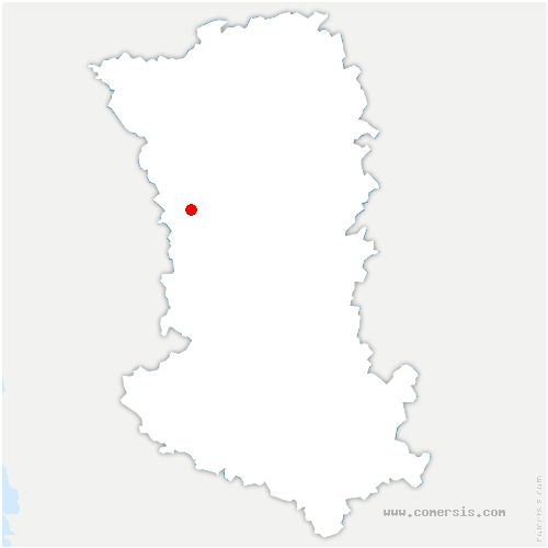 carte de localisation de Cheneché