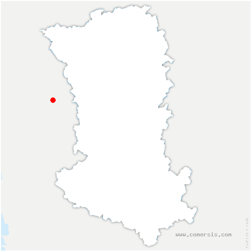 carte de localisation de Cherves