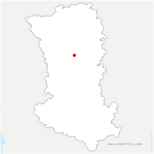 carte de localisation de Coulombiers