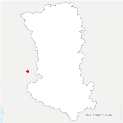 carte de localisation de Curzay-sur-Vonne