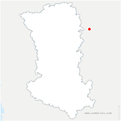 carte de localisation de Dampierre-sur-Boutonne