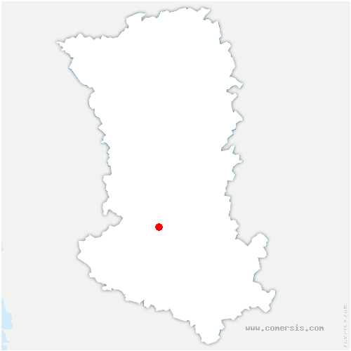 carte de localisation de Gizay