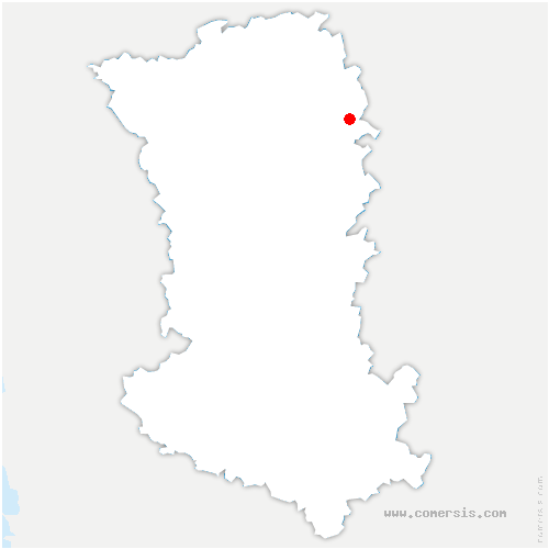 carte de localisation de Irais