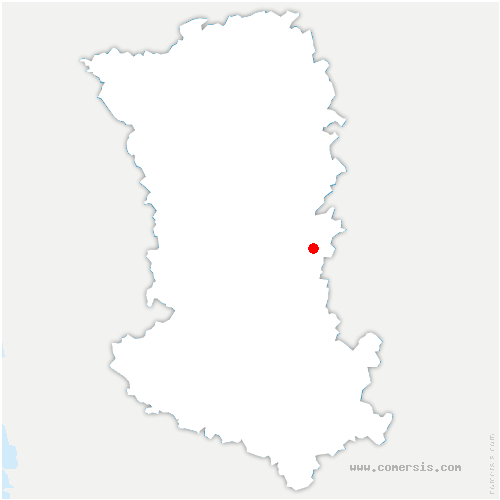 carte de localisation de Lauthiers