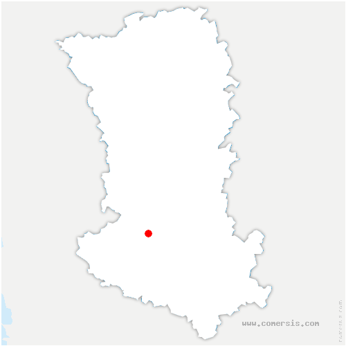carte de localisation de Marnay