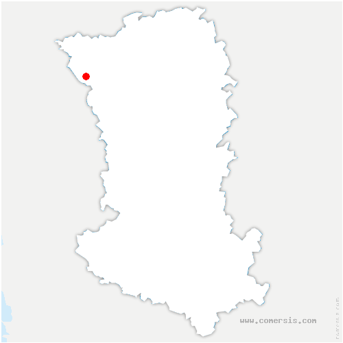 carte de localisation de Martaizé