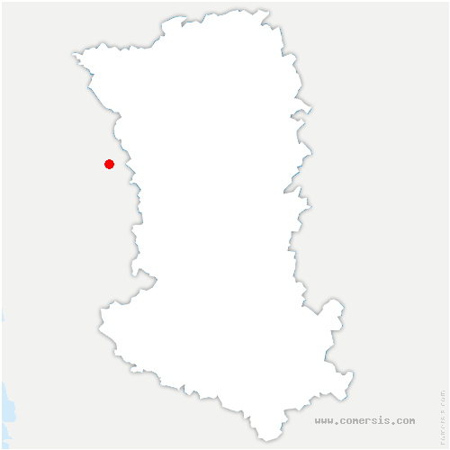 carte de localisation de Massognes