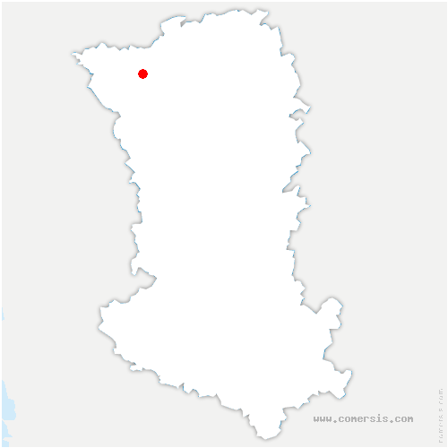 carte de localisation de Messemé