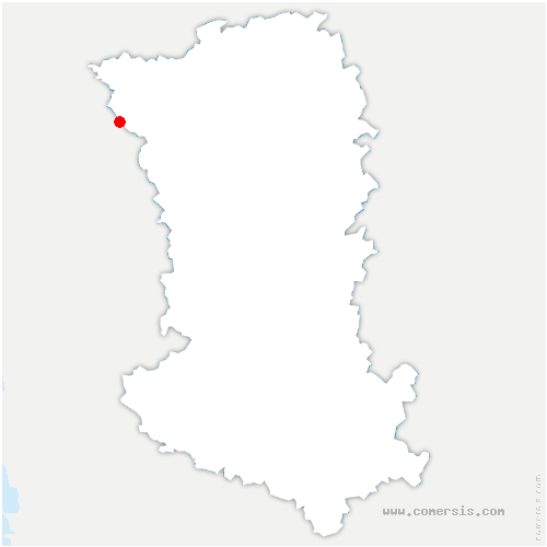 carte de localisation de Moncontour