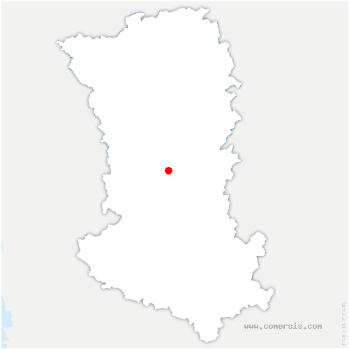 carte de localisation de Montamisé