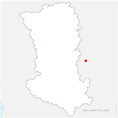 carte de localisation de Nalliers
