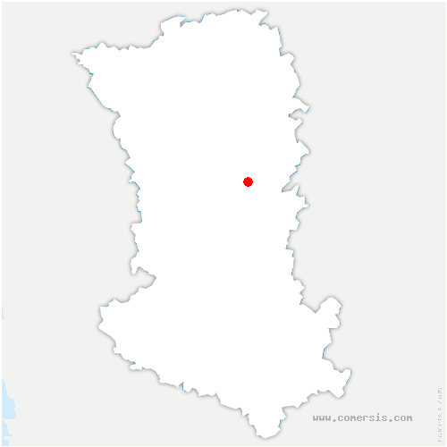 carte de localisation de Parthenay