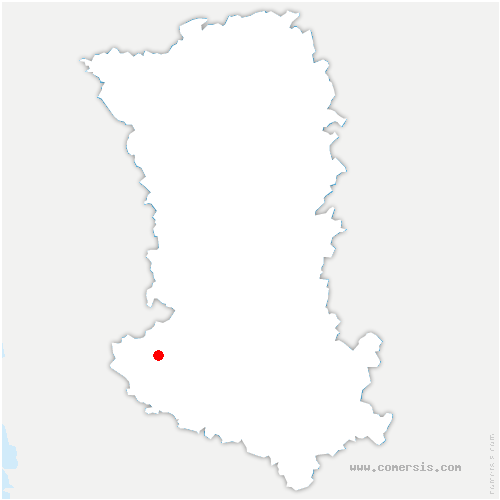 carte de localisation de Payré