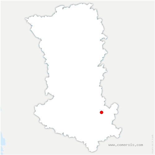 carte de localisation de Persac
