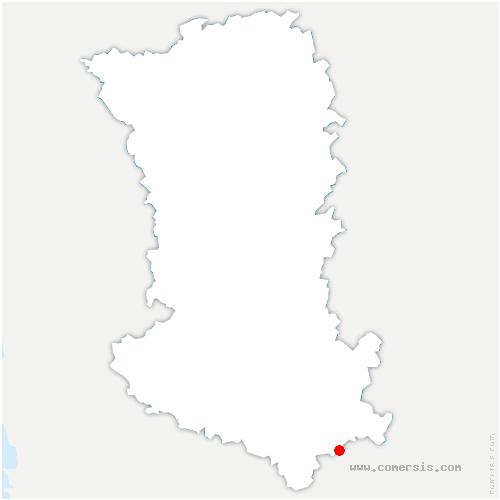carte de localisation de Pioussay