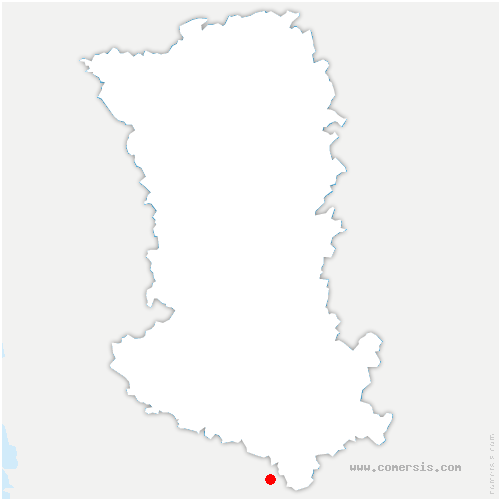 carte de localisation de Pressac