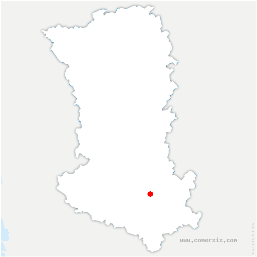 carte de localisation de Queaux