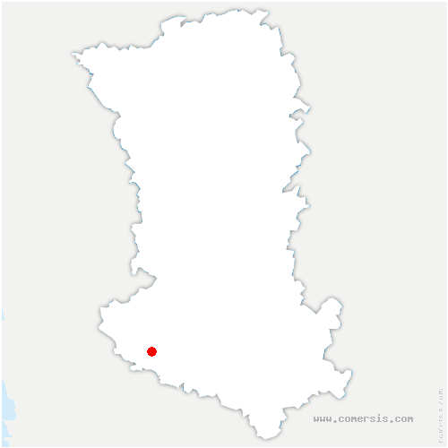 carte de localisation de Rochénard