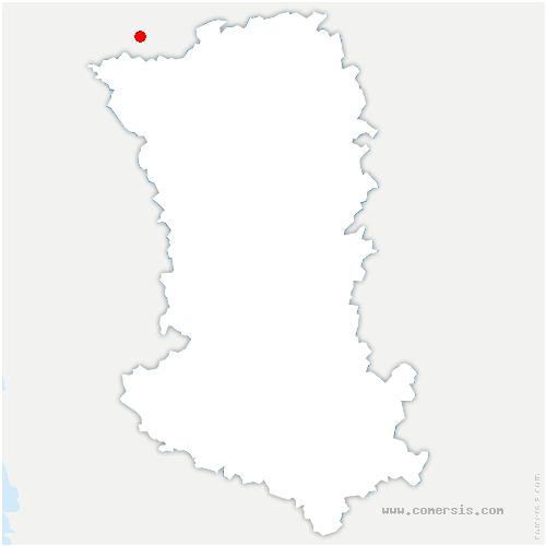 carte de localisation de Roiffé