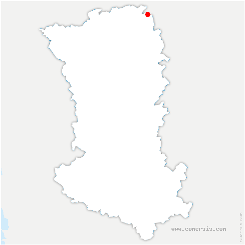 carte de localisation de Saint-Cyr-la-Lande