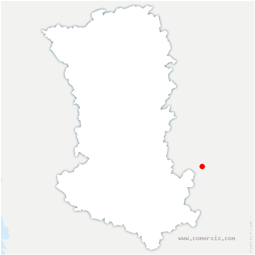 carte de localisation de Saint-Léomer