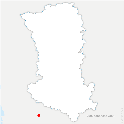 carte de localisation de Saint-Macoux