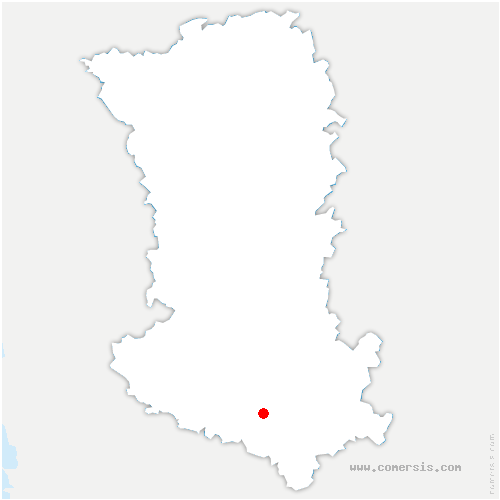 carte de localisation de Saint-Martin-l'Ars