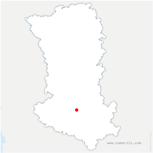 carte de localisation de Saint-Secondin