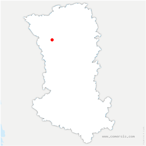 carte de localisation de Saires
