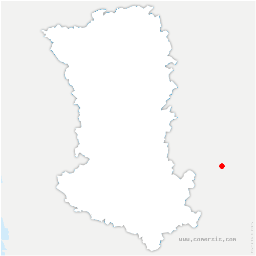 carte de localisation de Thollet