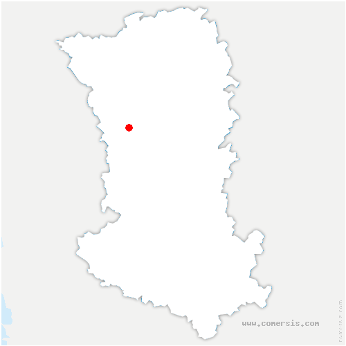 carte de localisation de Thurageau