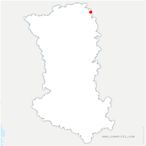 carte de localisation de Tourtenay