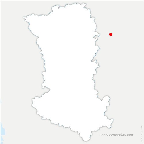 carte de localisation de la Villedieu