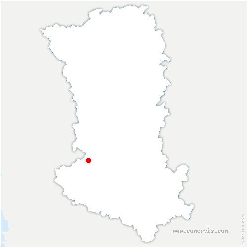 carte de localisation de Vivonne