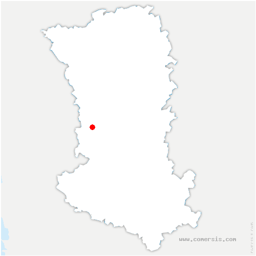 carte de localisation de Vouneuil-sous-Biard