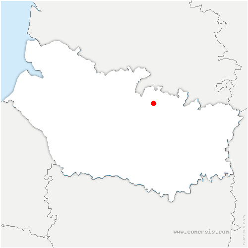 carte de localisation de Acheux-en-Amiénois