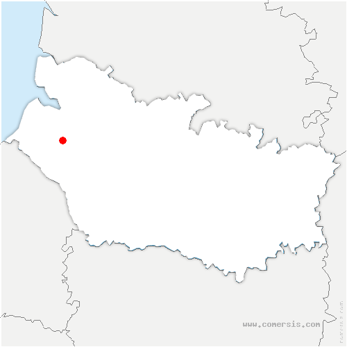 carte de localisation d'Acheux-en-Vimeu
